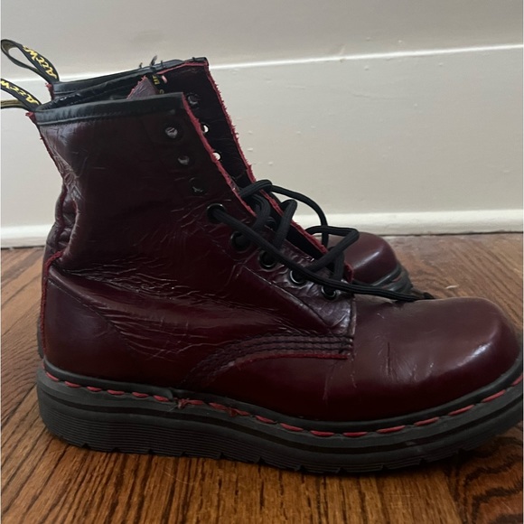 Dr. Martens Shoes - Dr. Martin Burgundy Boots